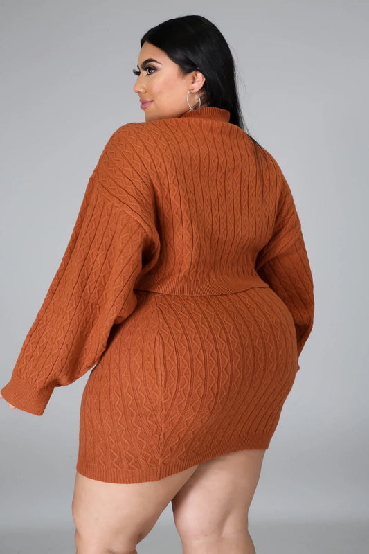 Vision Babe 2 PC Set (Brown)