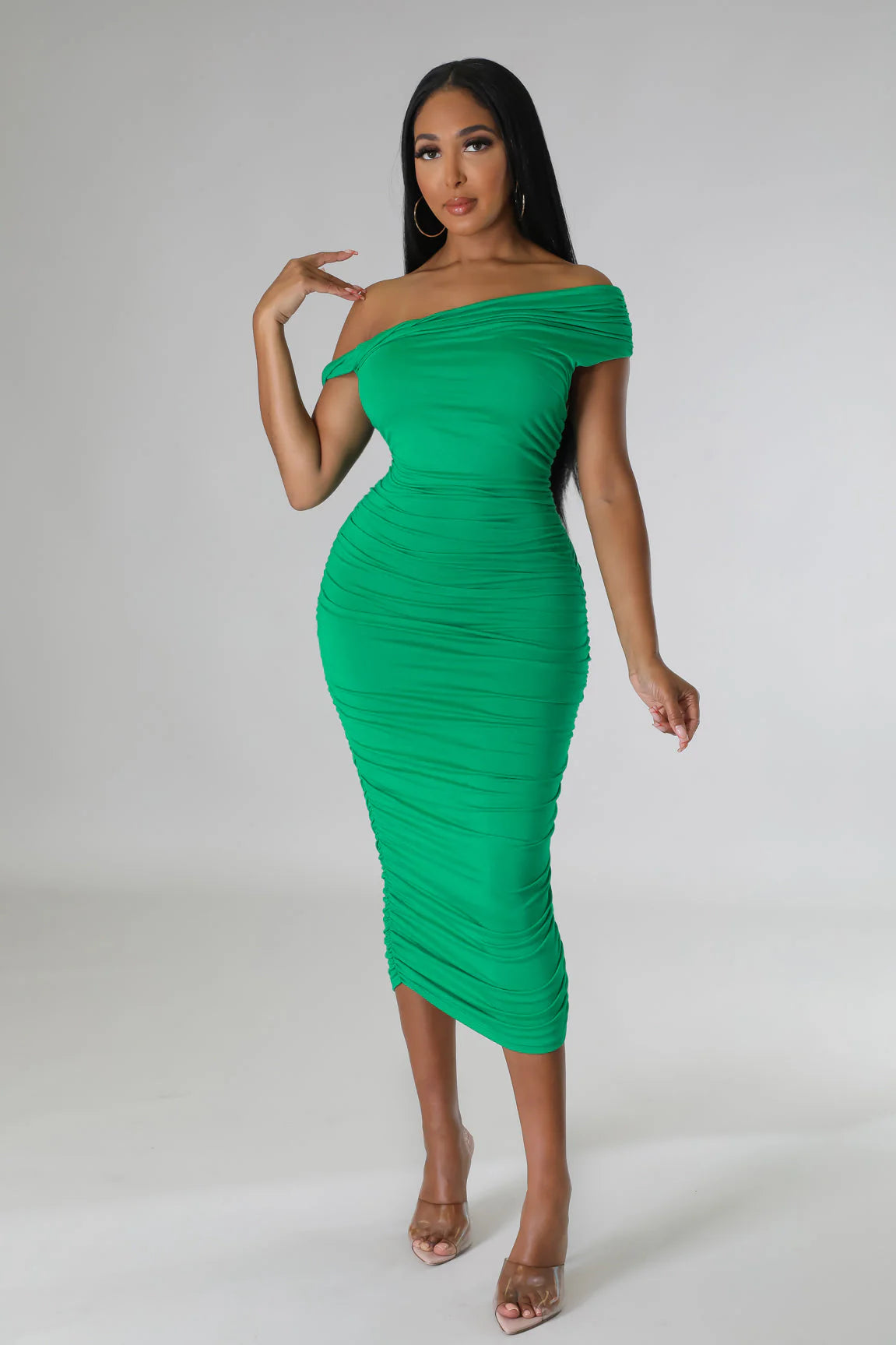 All Eyes On Me Dress (Green)