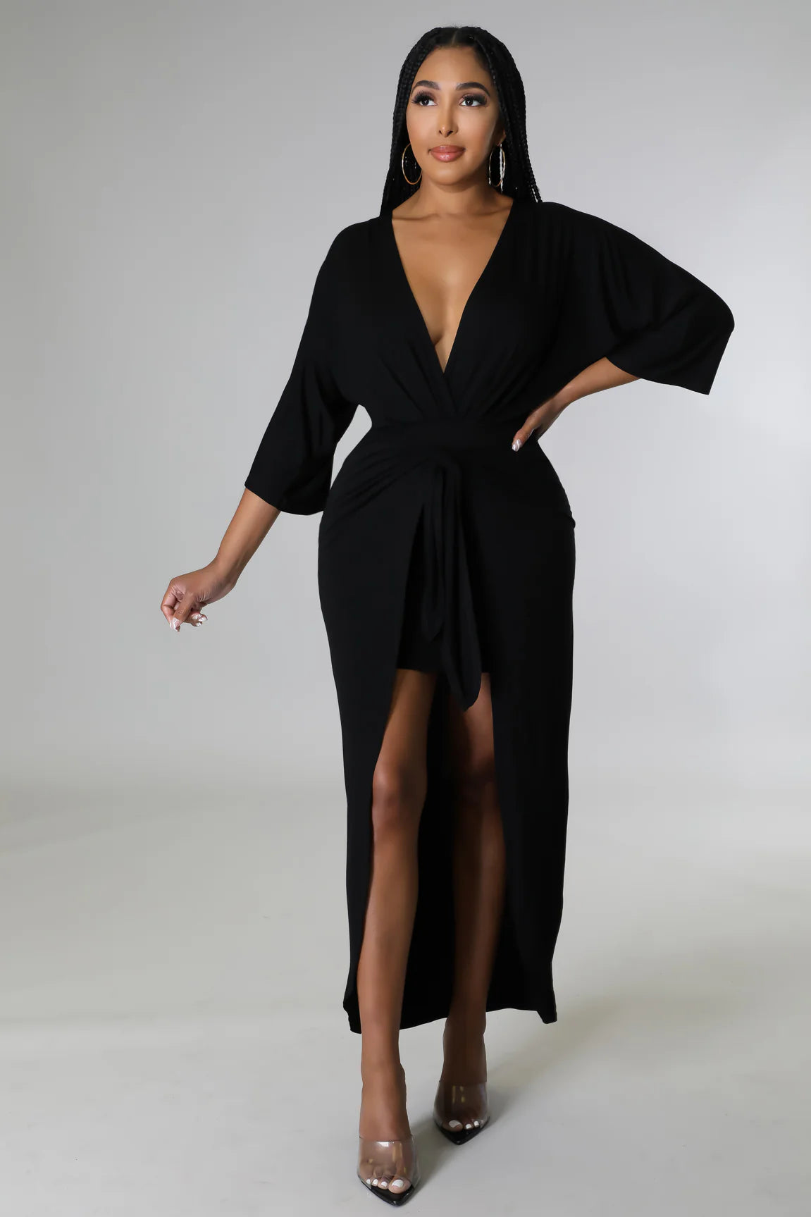 Cayley Black Dress