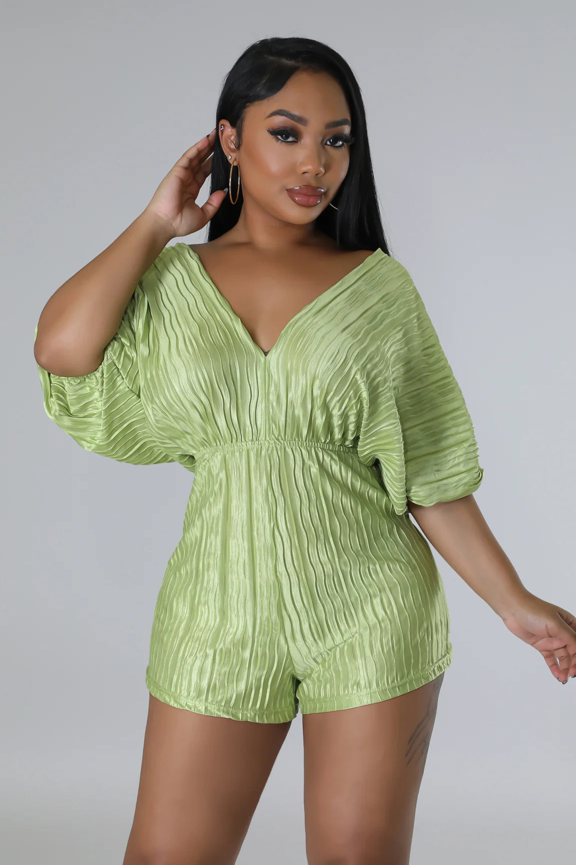 So Dreamy Romper (Green)