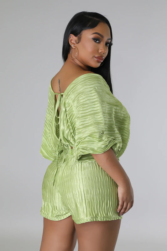 So Dreamy Romper (Green)