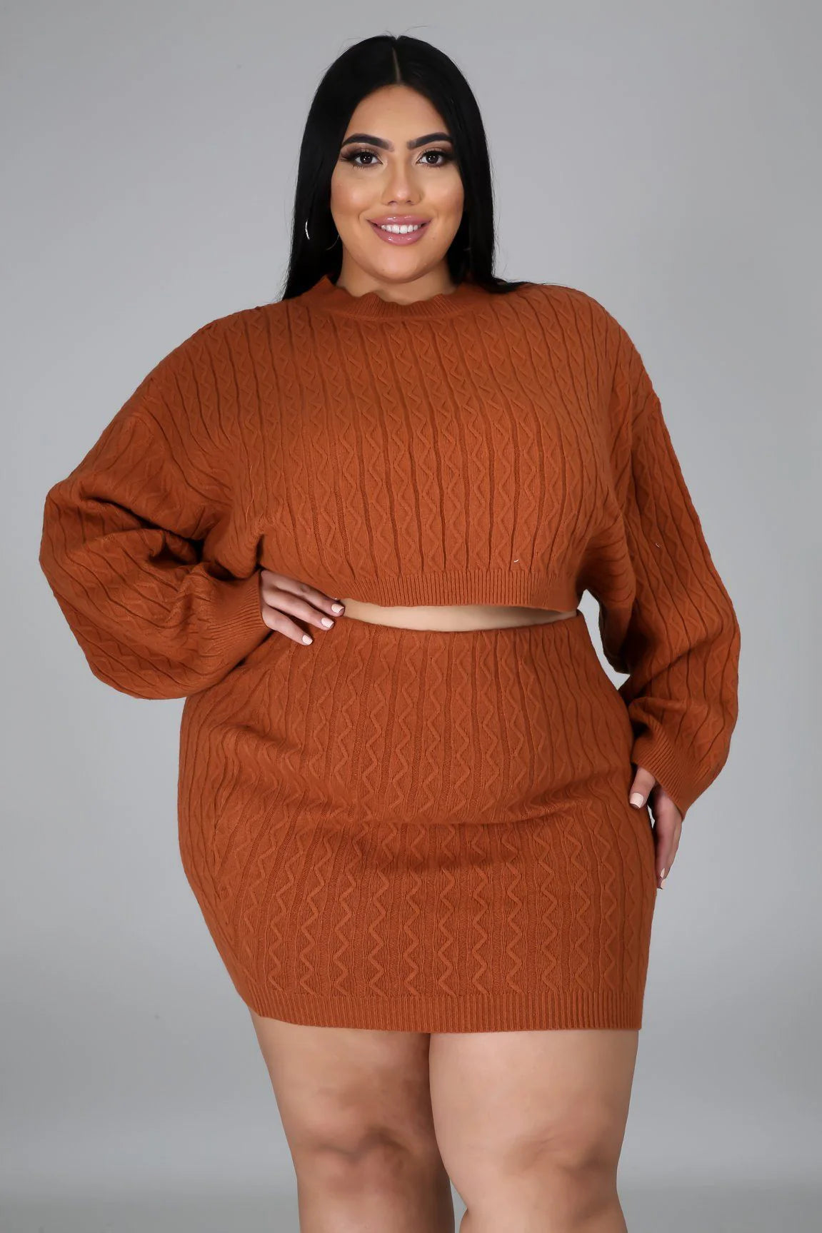 Vision Babe 2 PC Set (Brown)