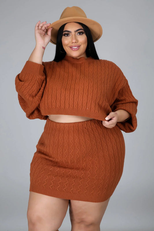 Vision Babe 2 PC Set (Brown)