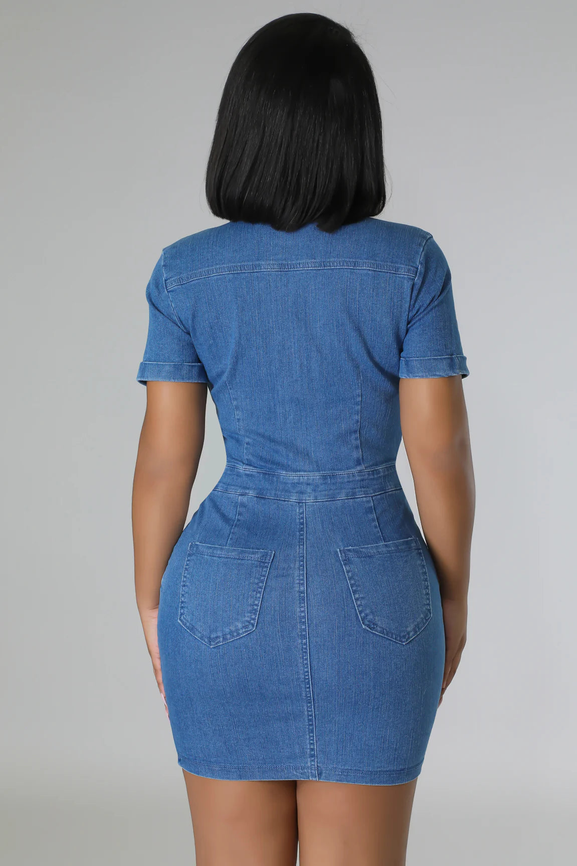 Saw It Coming Denim Dress