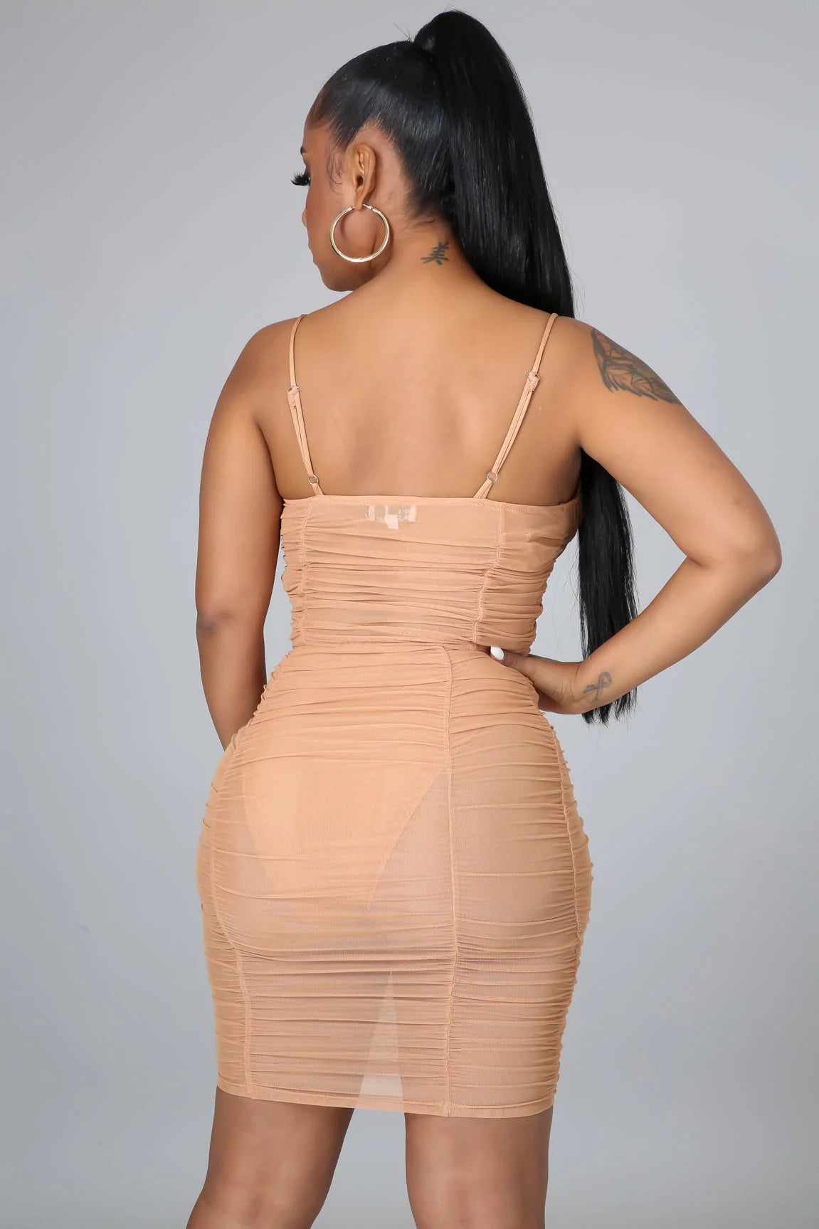 Focus On Me Skirt Set (Nude)