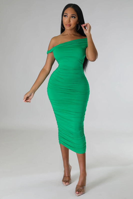 All Eyes On Me Dress (Green)