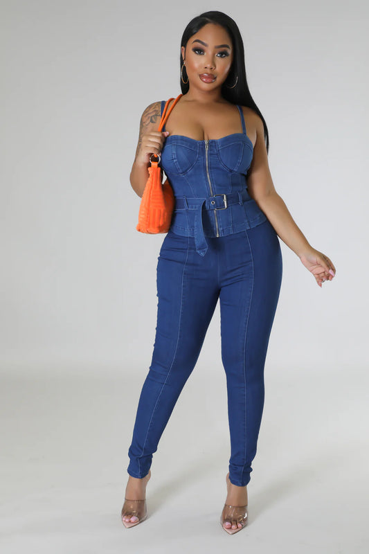 Want Nothing More Pants Set (Dark)