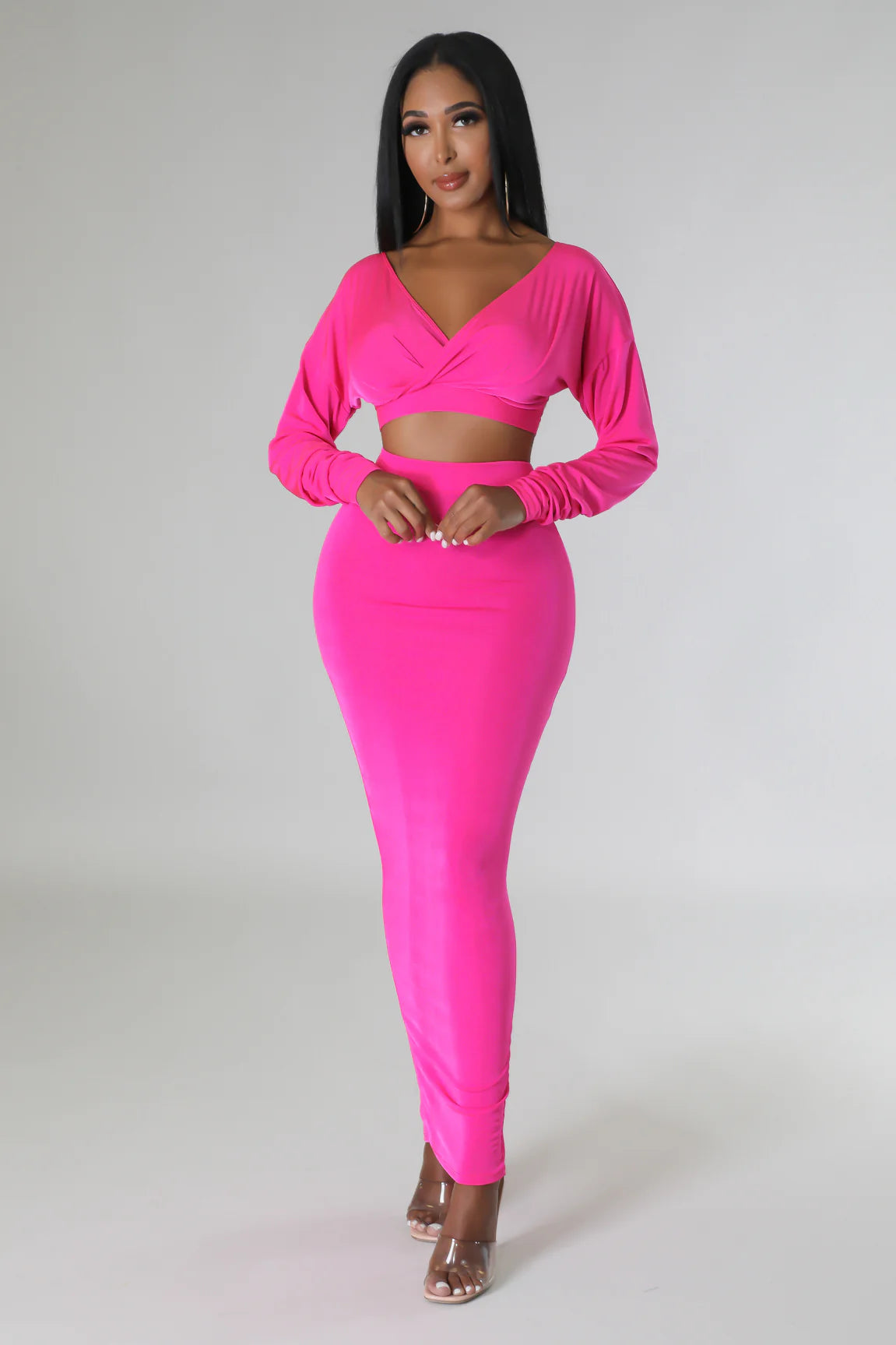 Lena Babe Skirt Set (Pink)